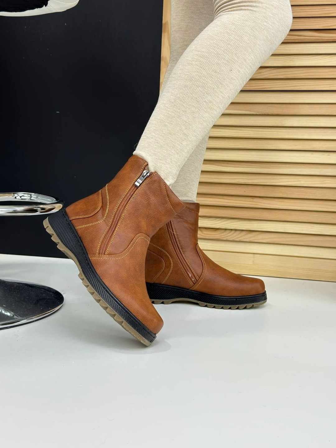 ,в ,женские ботинки, женская,демисезонная