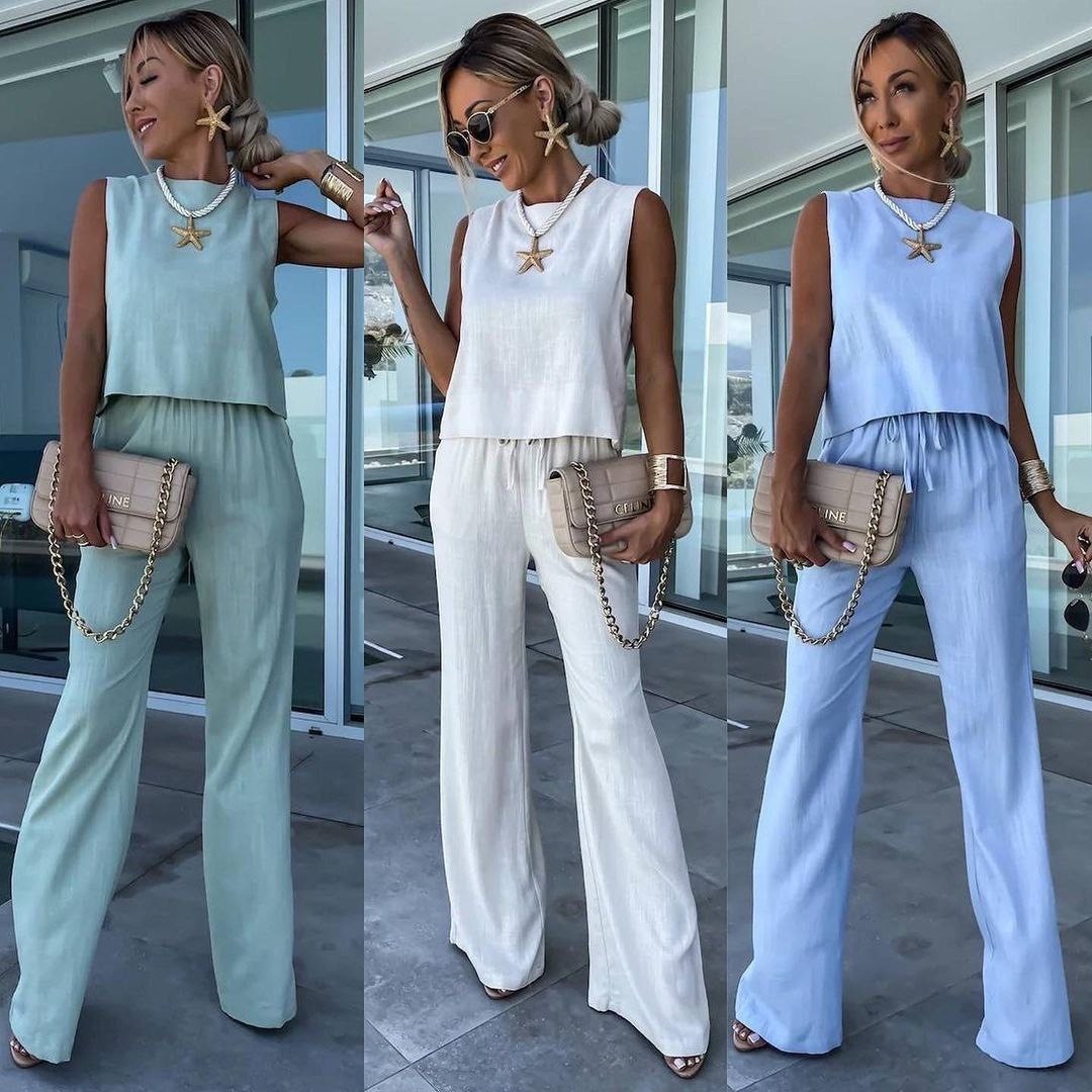 летние брючные костюмы,летние женские костюмы,женский костюм с брюками,брючный костюм женский широкий,летний костюм двойка