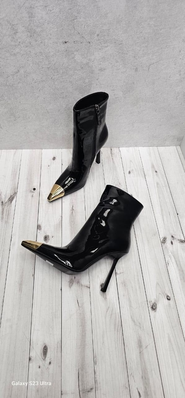 женские ботильоны,модные ботильоны,ботинки с металлическим каблуком,ботильоны на шпильке, женская