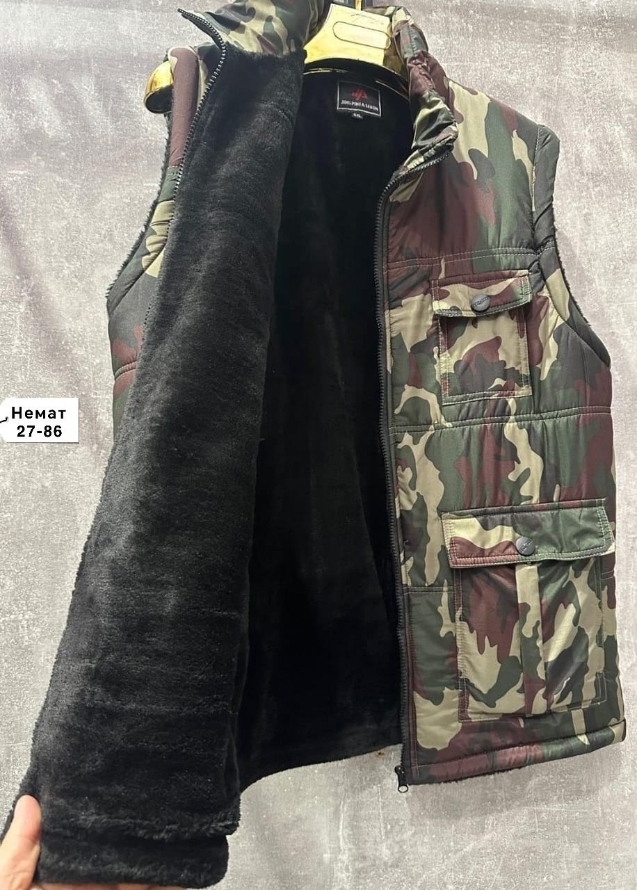 жилетка камуфляжная мужская,жилет камуфляжный,жилет утепленный камуфляжный,жилет мужской,жилет мужской военный