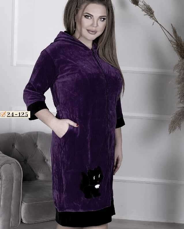 халат велюр росита,женский велюровый халат,халат велюровый,халат велюровый с капюшоном,халат домашний велюровый