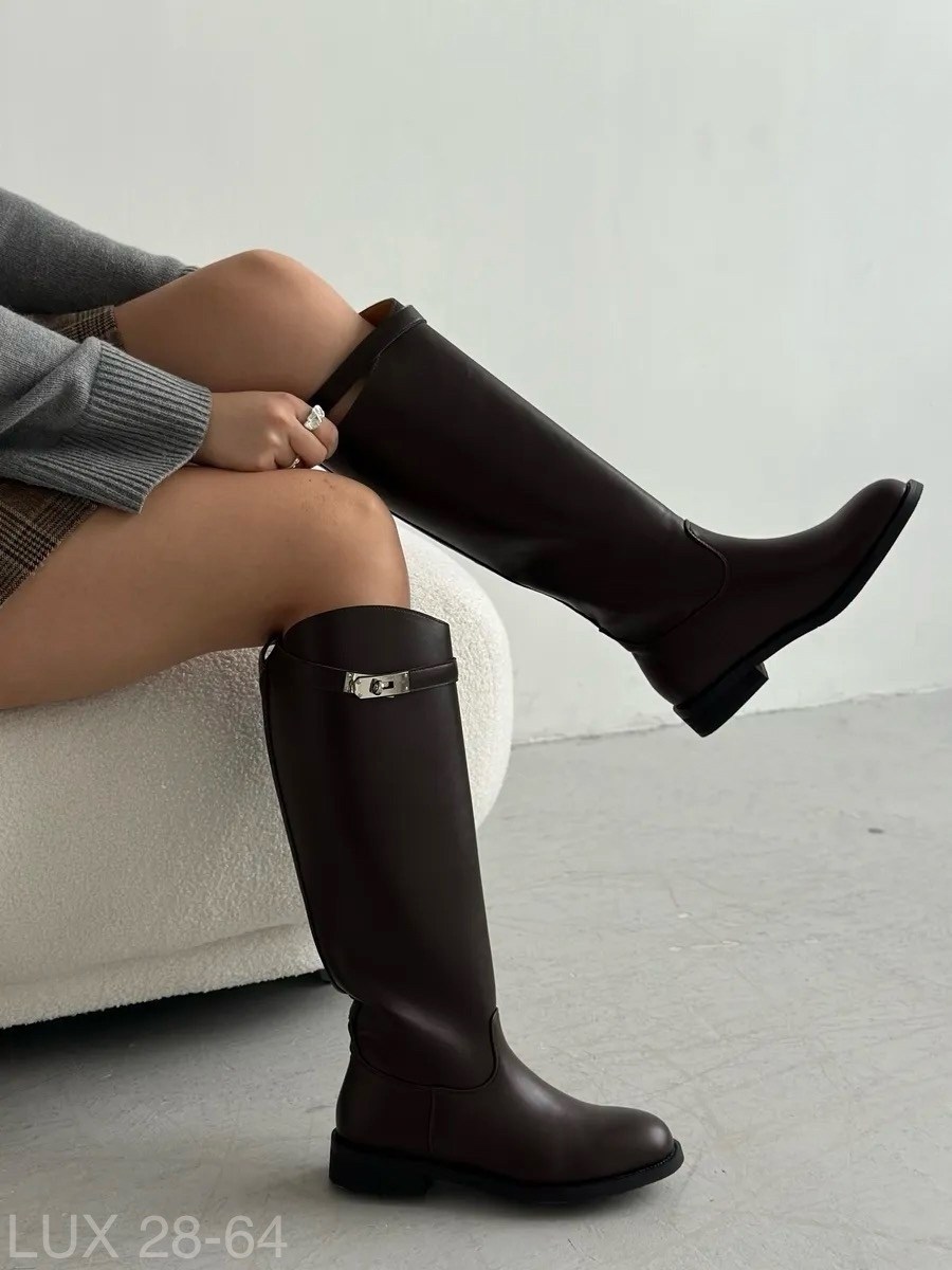 сапоги гермес коричневые,сапоги демисезонные,сапоги демисезонные женские,сапоги высокие,стильные сапоги