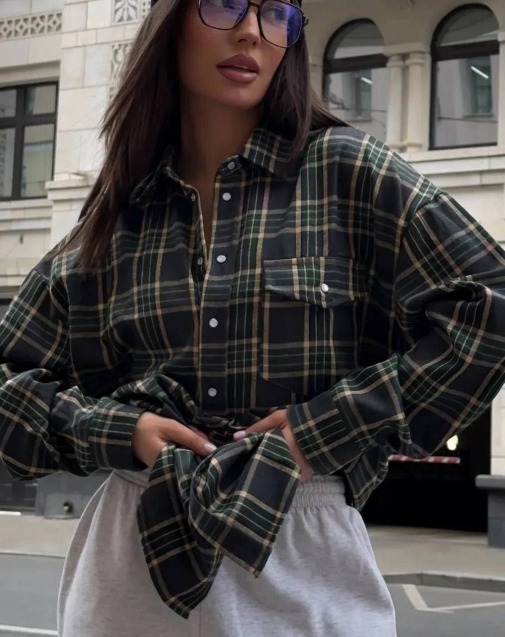 рубашка оверсайз в клетку,рубашка в клетку женская,теплая рубашка оверсайз в клетку,рубашка женская в клетку оверсайз,рубашка оверсайз в клетку удлиненная