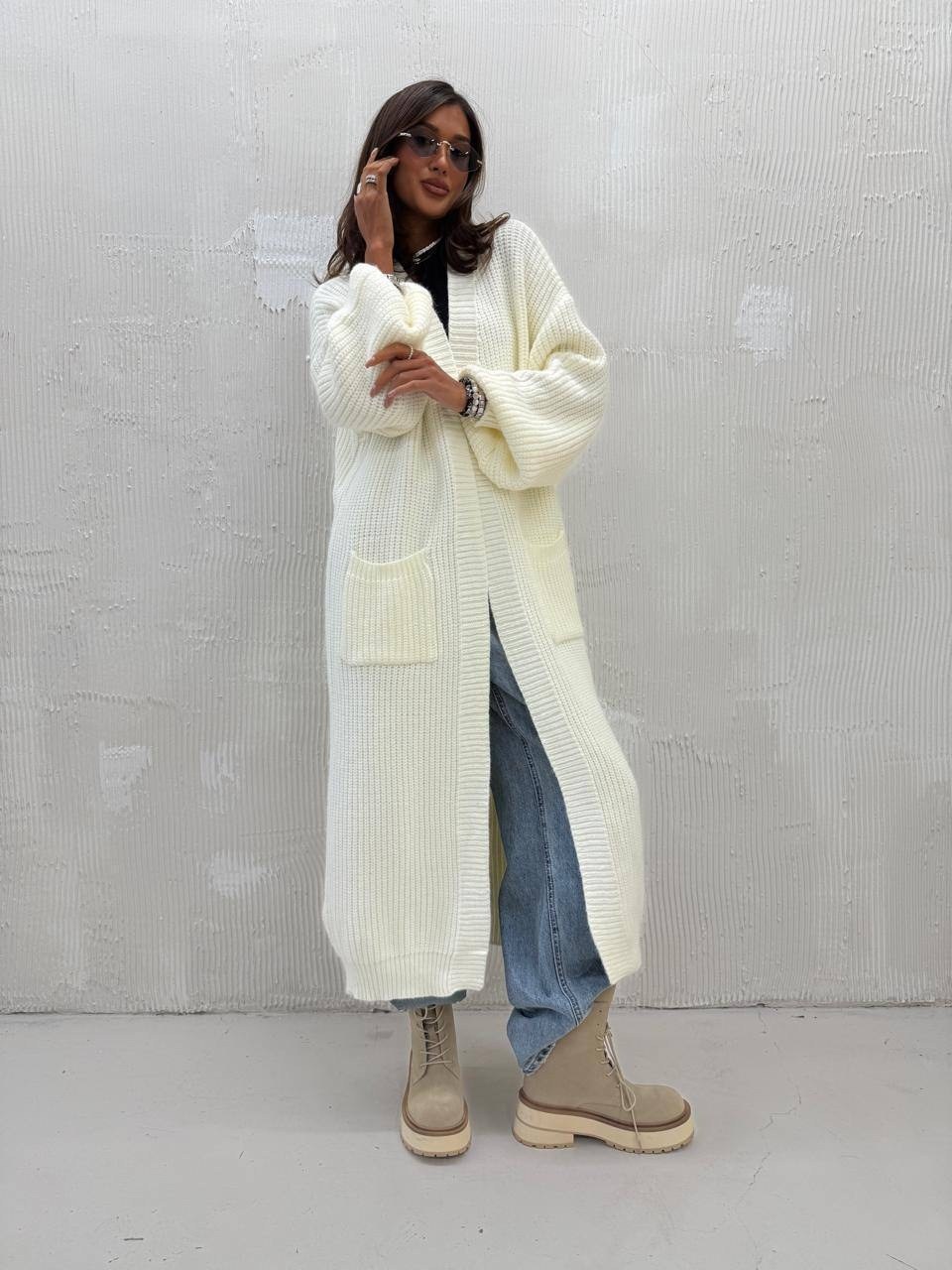 кардиган вязаное,кардиган длинный вязаный оверсайз daffy world,стильные кардиганы,модные кардиганы,длинный кардиган