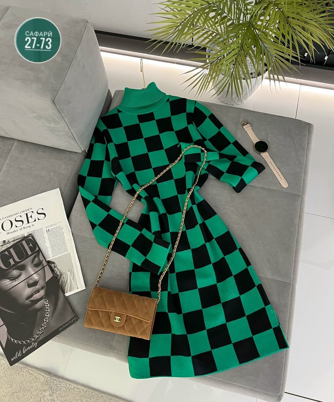 платье женская,платье в клетку,вязаное платье,платье кофта,платье свитер