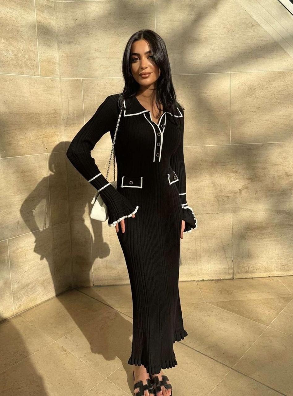 трикотажное платье макси,приталенное трикотажное платье,трикотажное платье,платье трикотажное теплое,трикотажное платье миди