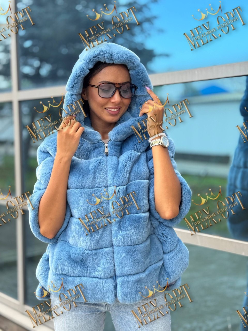 шуба из кролика,женская шуба,короткие шубы,шуба пончо,меховая кофта