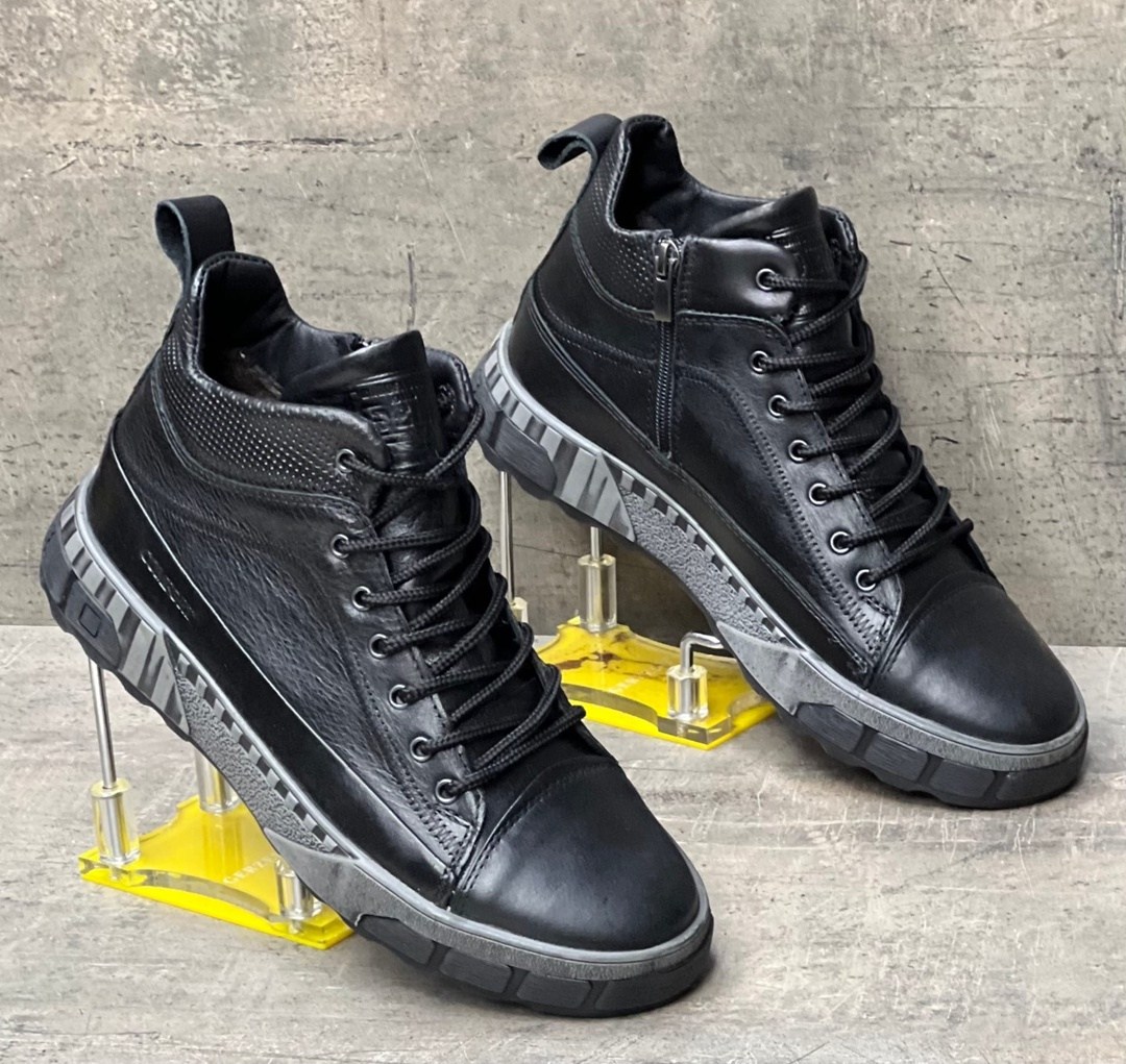 зимние ботинки мужские,мужские ботинки,,зимняя мужская ,ботинки мужские кожаные