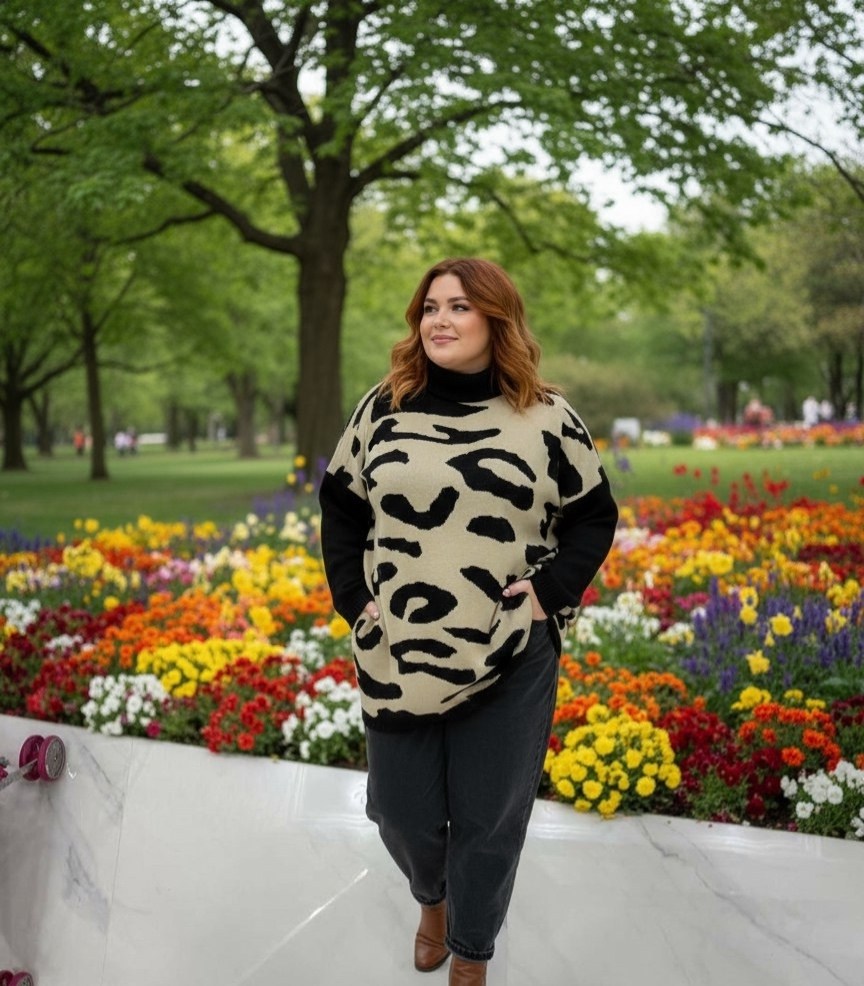 стильные образы,кофта женская,мода для полных,plus size fashion