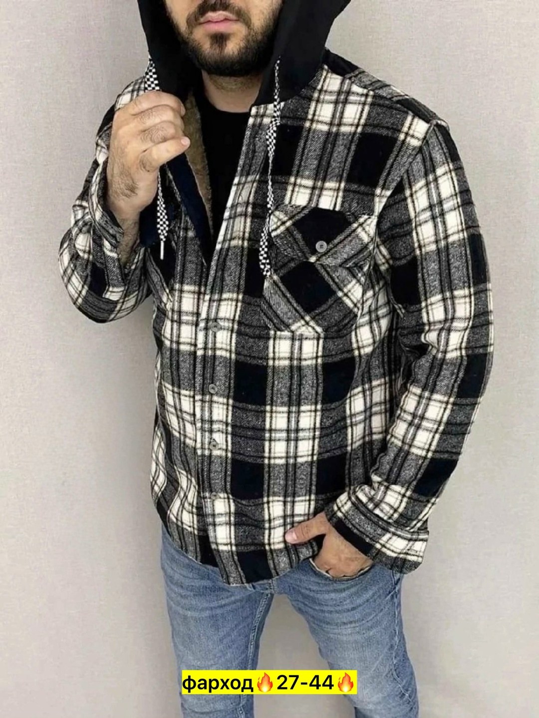 рубашка на меху,мужская мода,рубашка с капюшоном,куртка толстовка,теплая рубашка