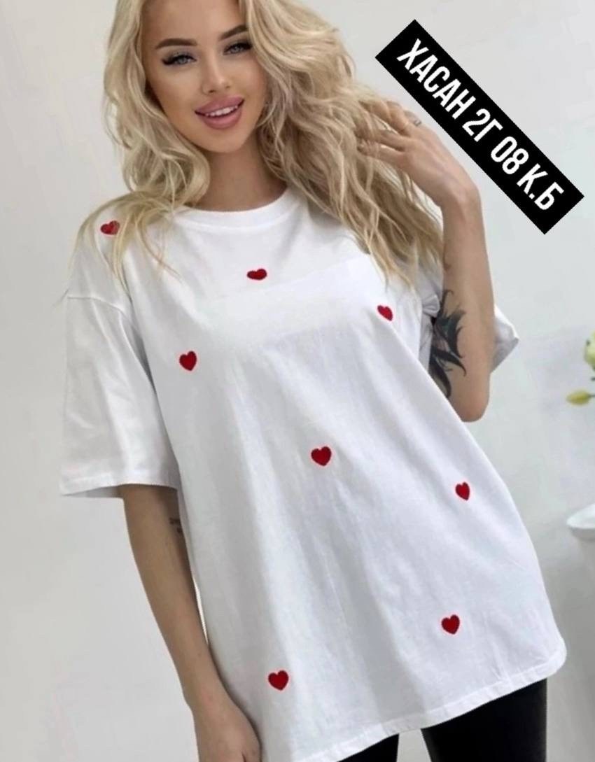 оверсайз футболка женская,футболка оверсайз,футболка оверсайз с принтами,футболка оверсайз с сердечками,женская футболка