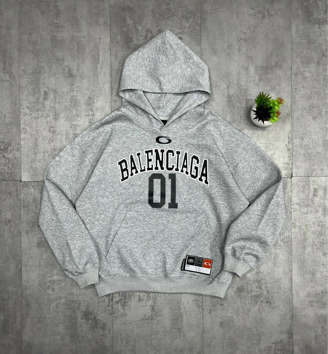 толстовки кофта,зип худи balenciaga,худи balenciaga,худи баленсиага серая,модная толстовка