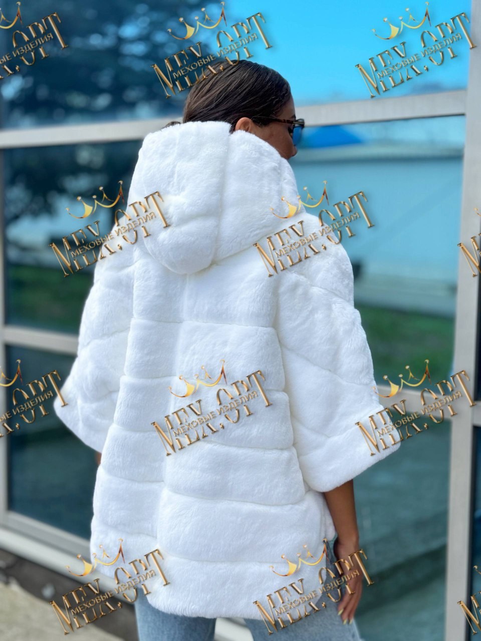 женская шуба,шубка,меховое пончо,шуба из бобрика,куртка пончо