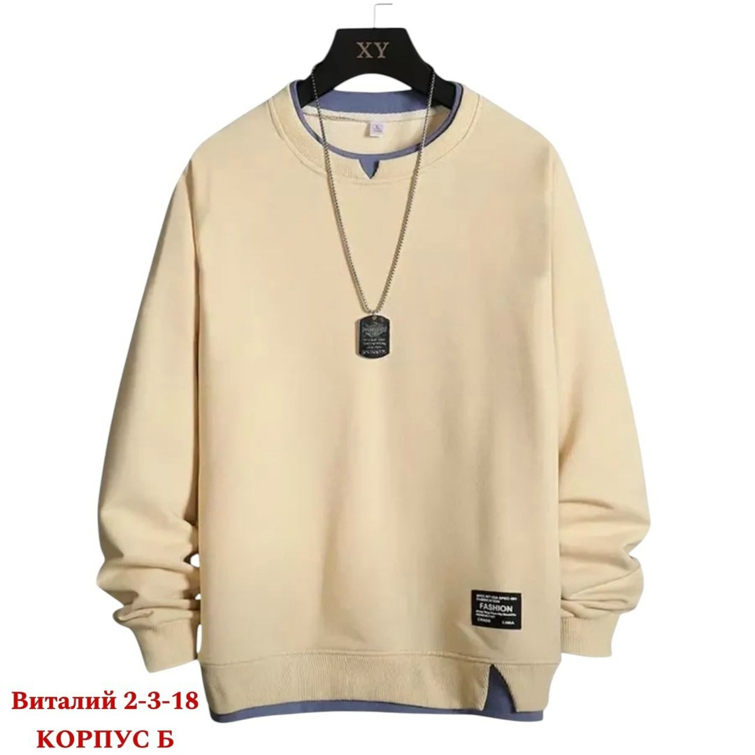 свитшот мужская,базовая толстовка,повседневный свитшот,мужские толстовки the north face,бежевый свитшот