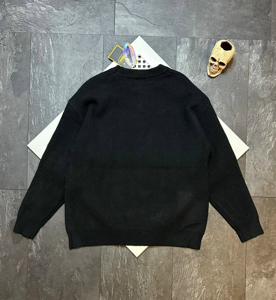 кофта мужской,свитер,свитер с принтом,свитер corteiz,вязаный свитшот