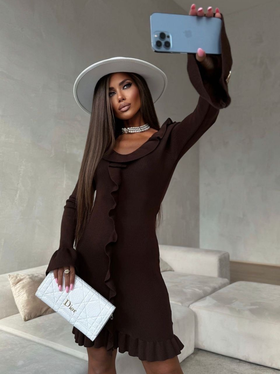 элегантное платье,стильное платье,коричневое платье,платье женские,платье