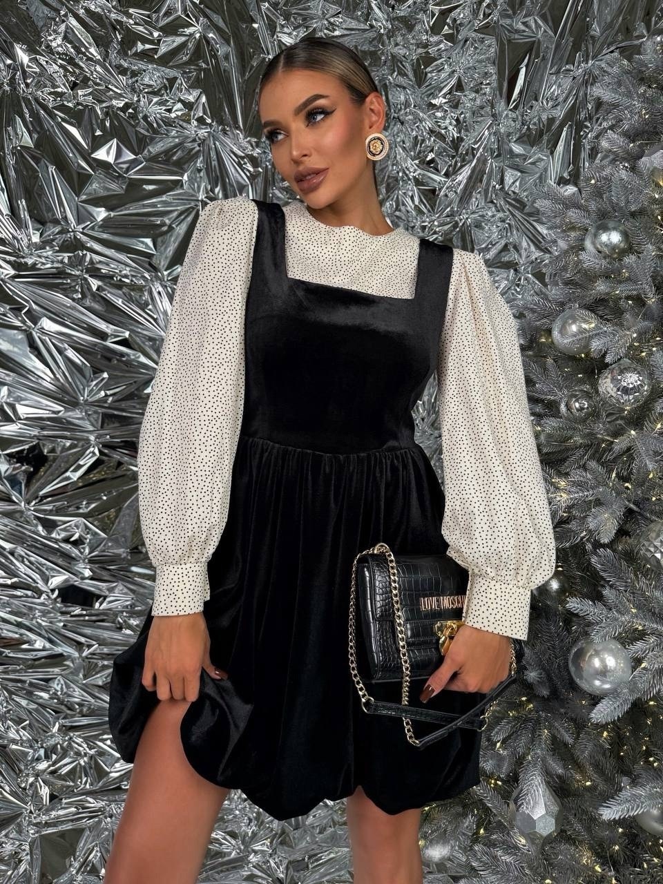 сарафан модный,сарафан женский,сарафан с блузкой,комбинированное платье,модное платье