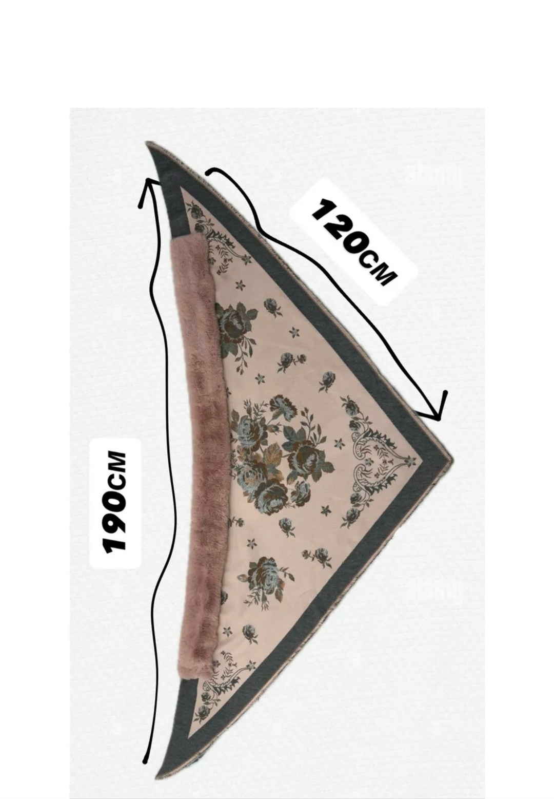 платок с мехом,палантин женские,павловопосадские платки,палантин с мехом,павлопосадский платок с мехом