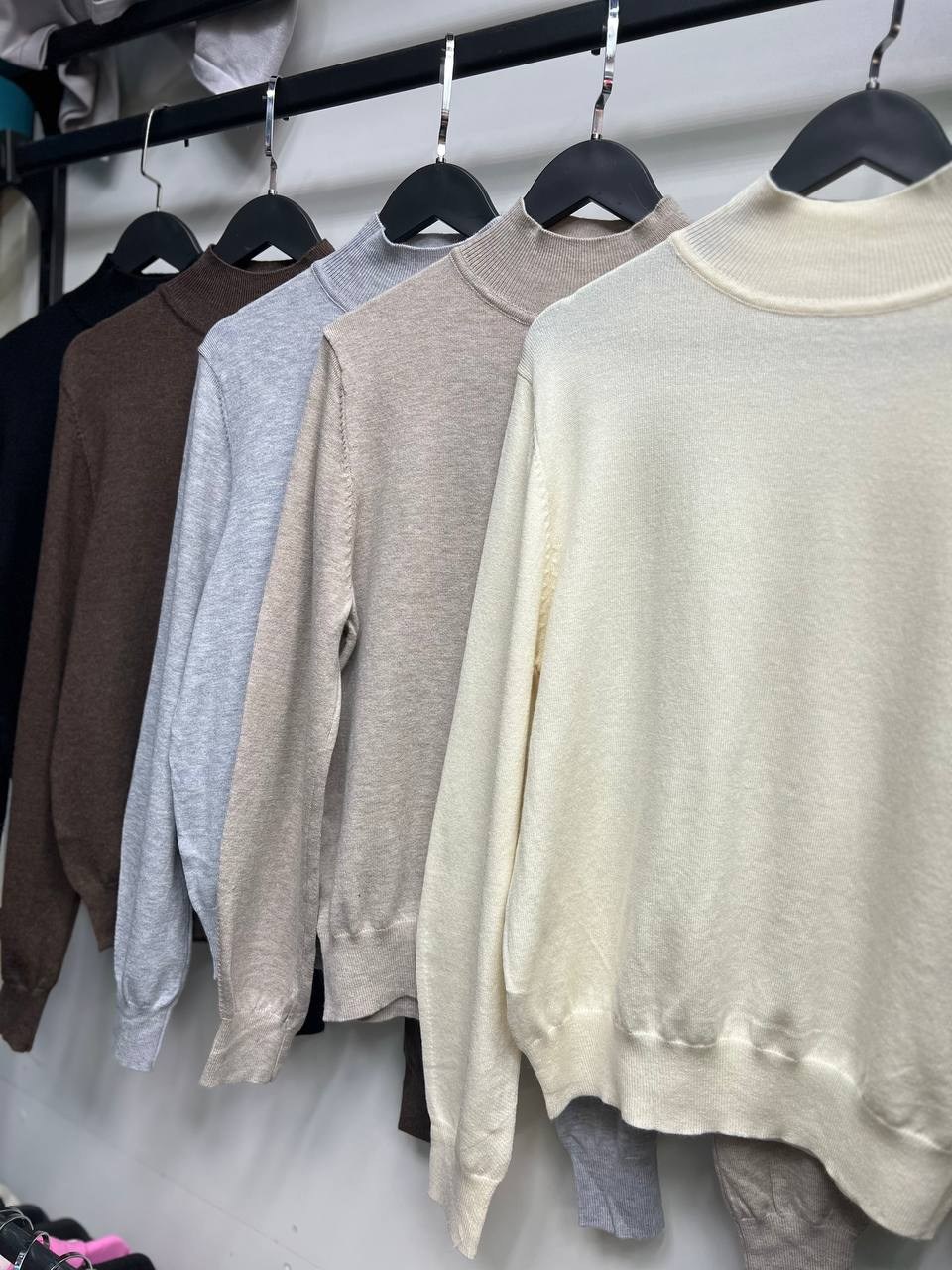 модные свитера,женская кофта,свитер повседневный,свитер с высоким воротником,свитер