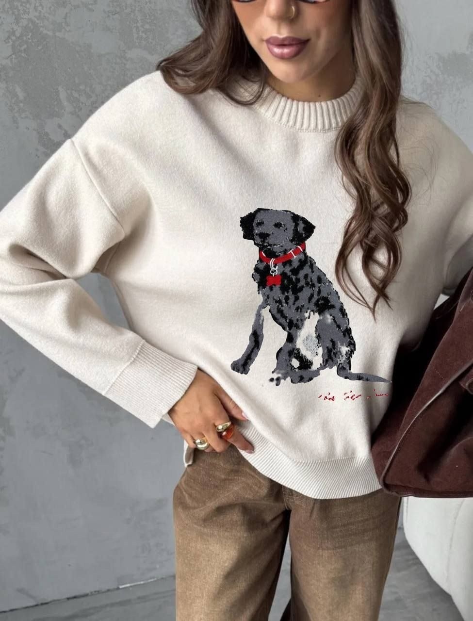 модные свитера,свитер,свитер с принтом,свитер с рисунком,свитер с вышивкой