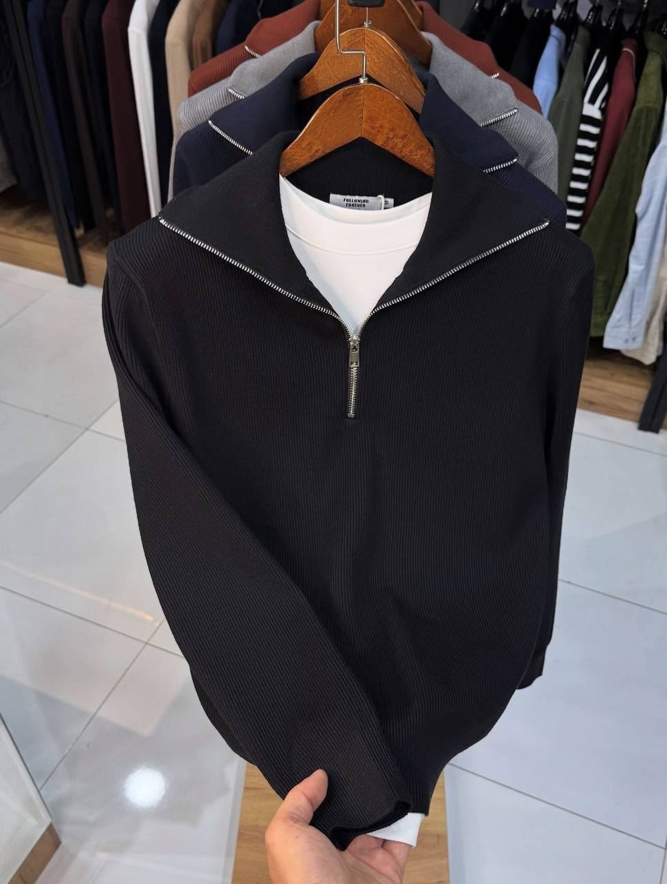 джемпер мужской на молнии,мужские свитера,джемпер,кофта мужская,джемпер теплый