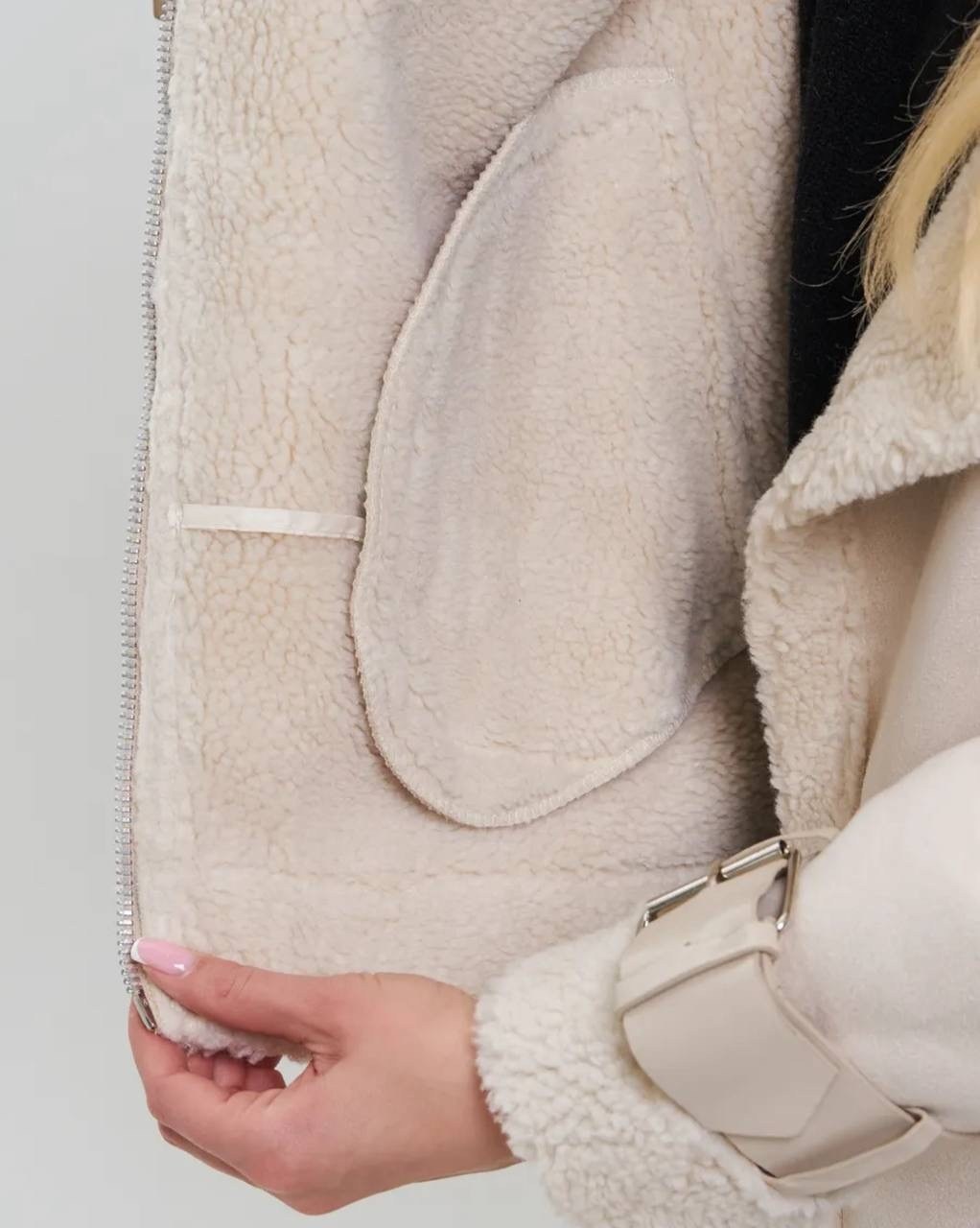 дубленка золла бежевая,дубленка женская,стильная дубленка,короткая дубленка,дубленка авиатор зимняя короткая экокожа