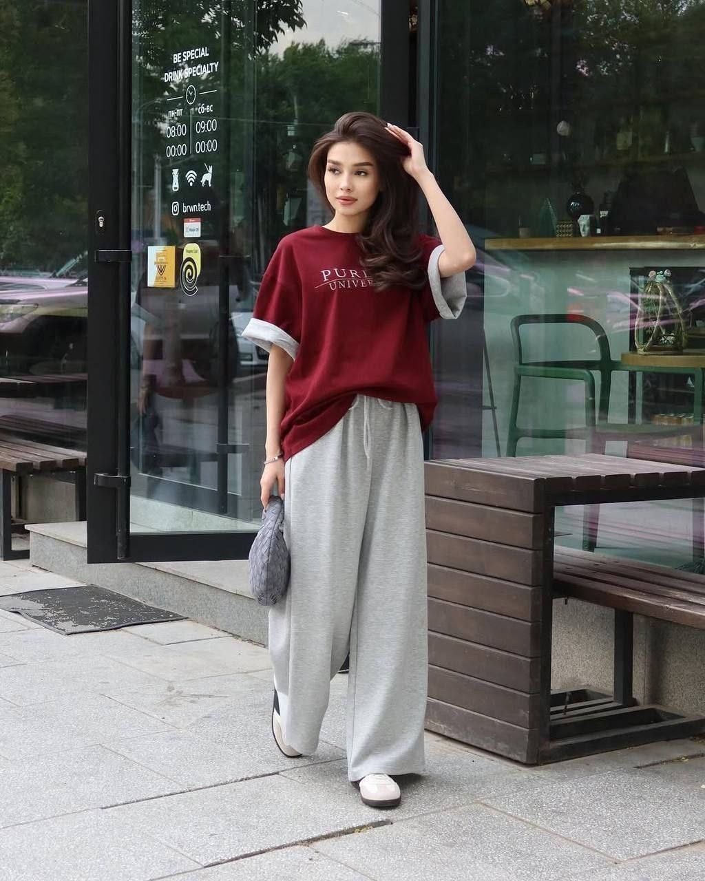 стильная одежда,футболка и штаны,,модная