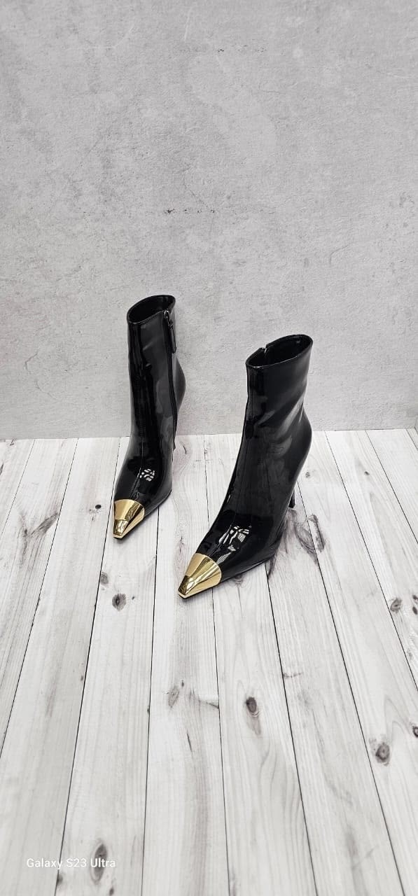 женские ботильоны,модные ботильоны,ботинки с металлическим каблуком,ботильоны на шпильке, женская
