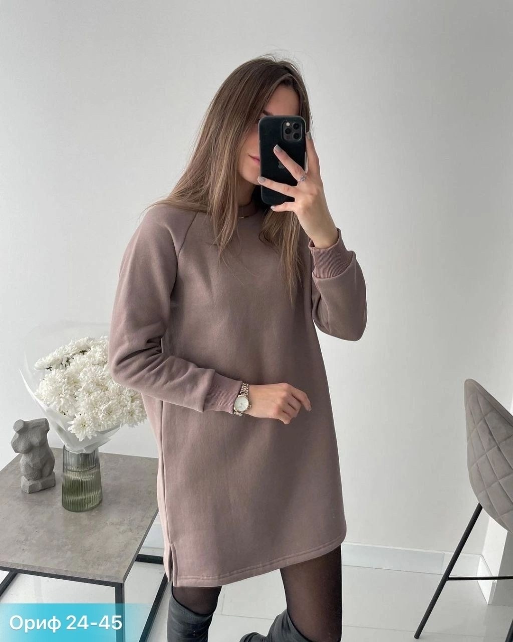 платье на флисе,теплое платье,платье теплое женское,платье туника теплая,платье туника женская