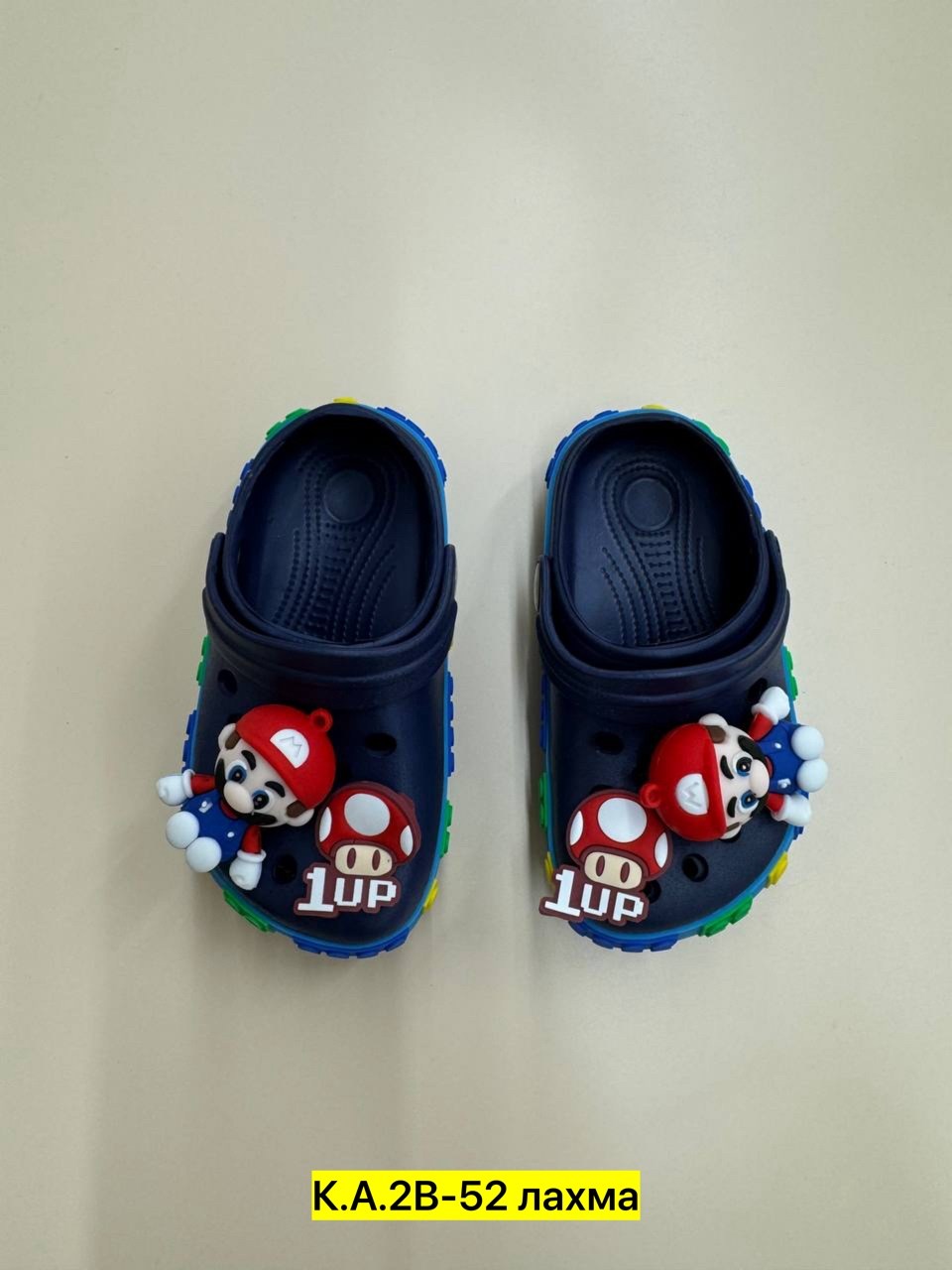 кроксы марио,тапки детские,детская ,детские кроксы,