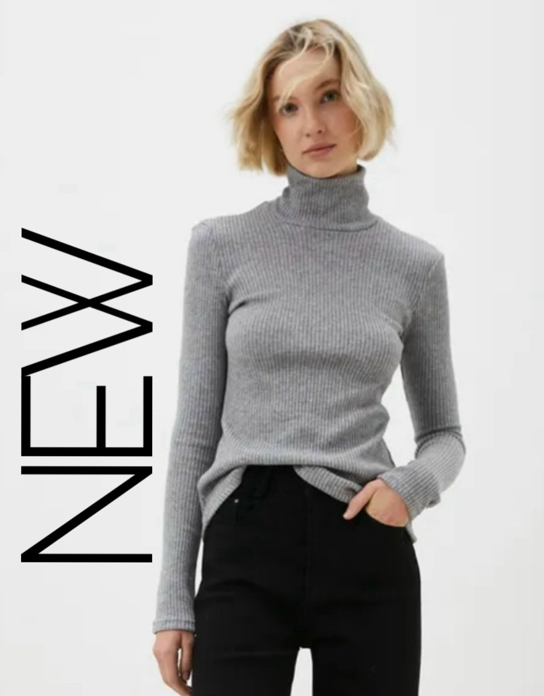 серая водолазка,водолазка,водолазка женская,lusio серая водолазка,водолазка женская серая