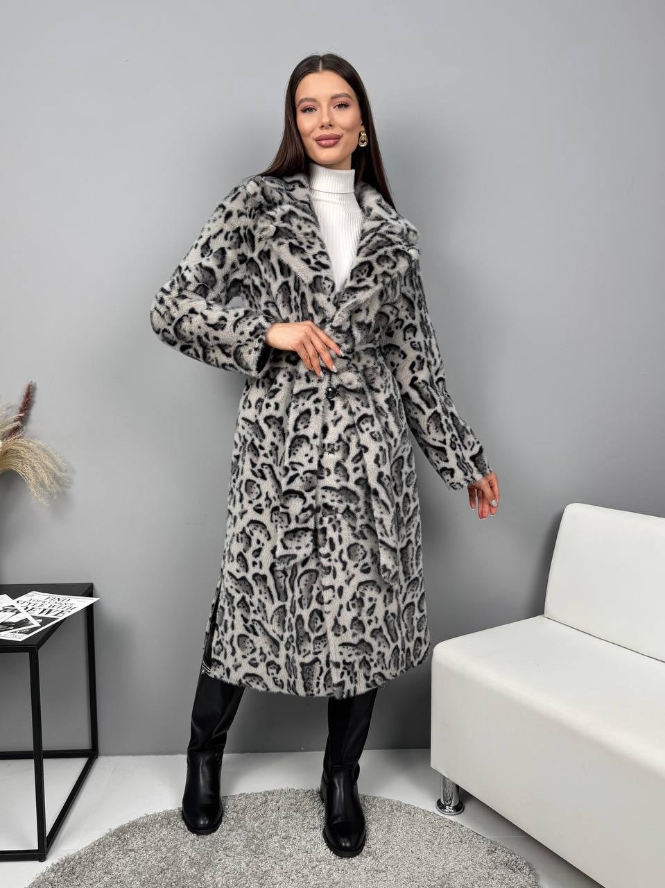 шуба искусственная,шуба леопардовая,шуба из эко меха,женская шуба,пальто шуба