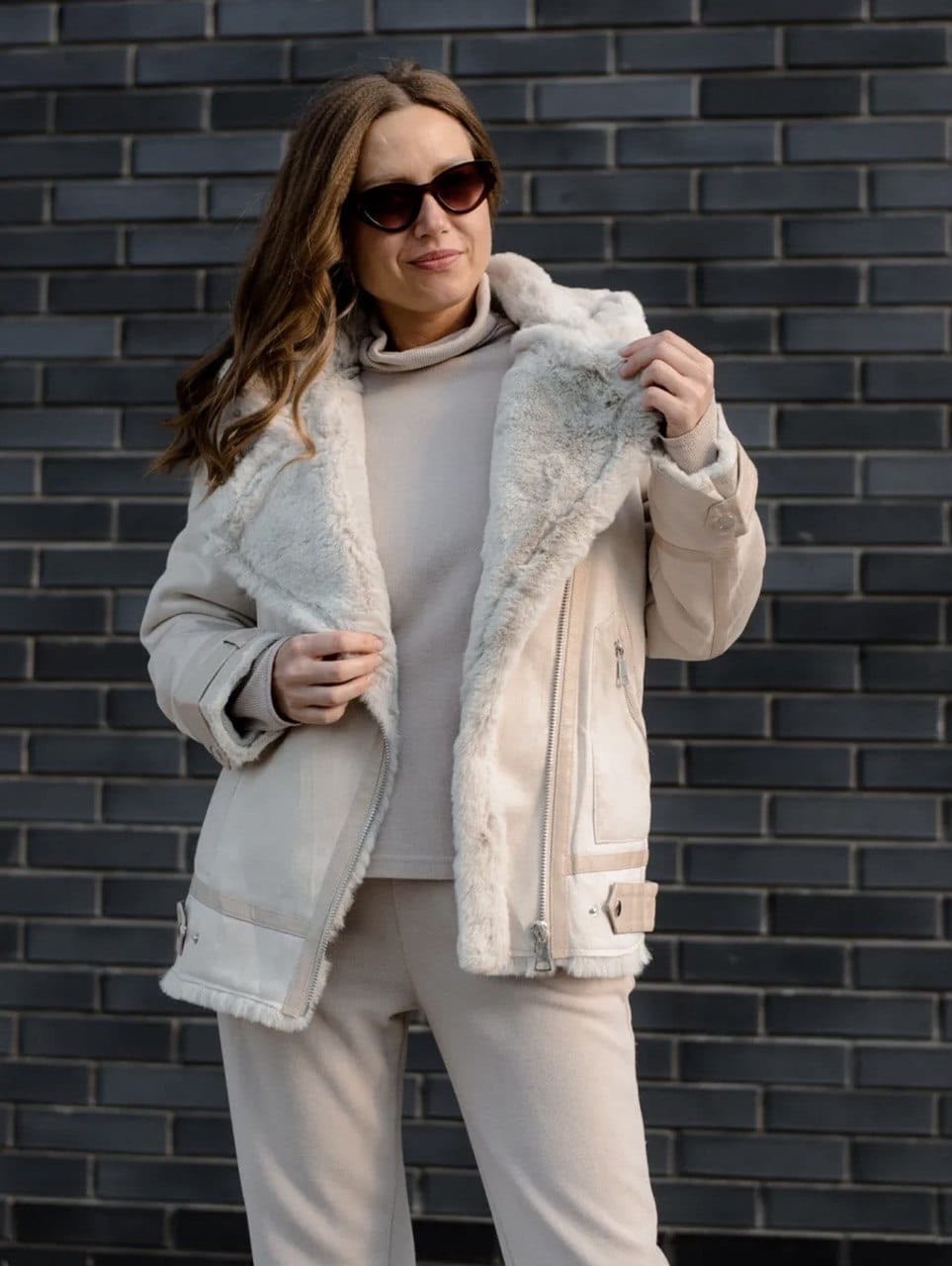 дублёнка авиатор,дубленка женская,зимняя дубленка женская,стильная дубленка,дубленка авиатор женская