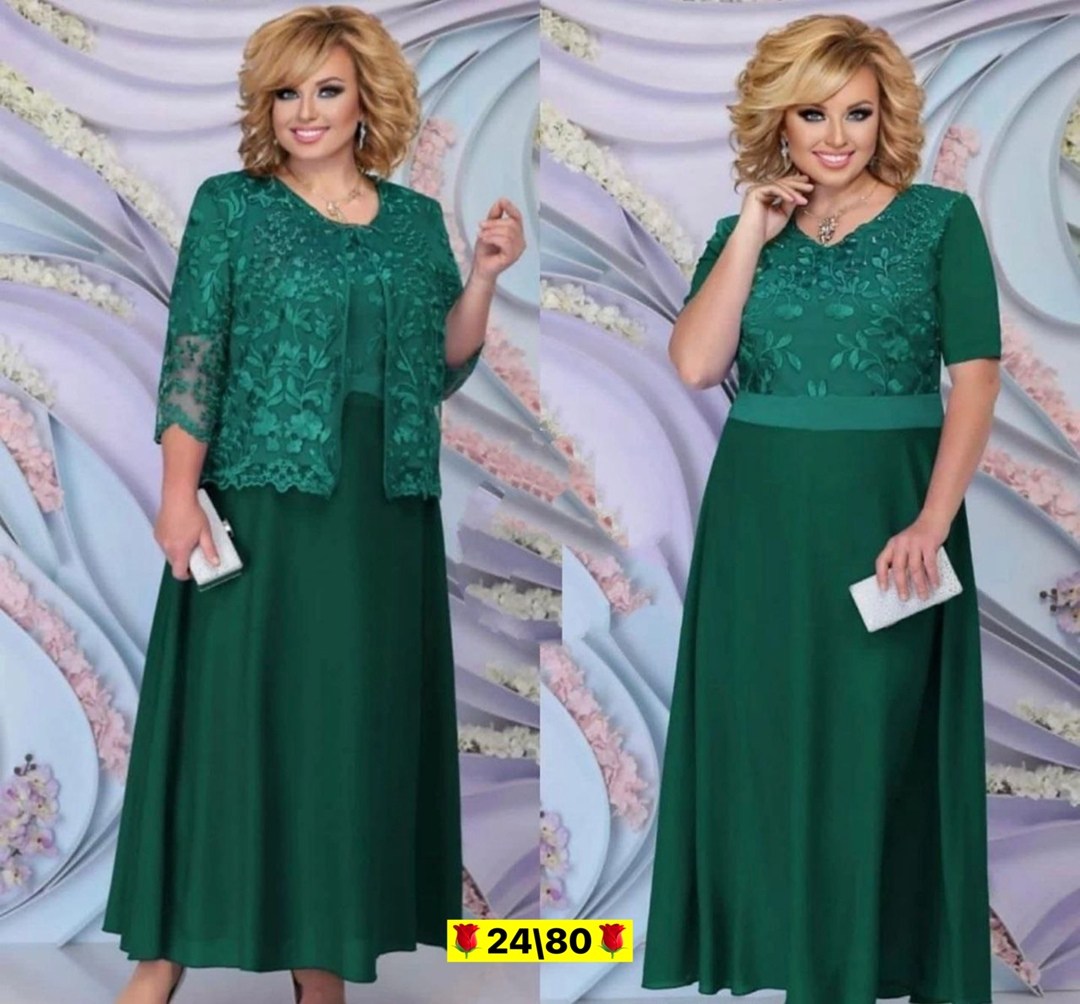 платье большие размеры,вечернее платье латада  больших размеров,женские платья больших размеров,платье женское двойка,платье нинель изумруд