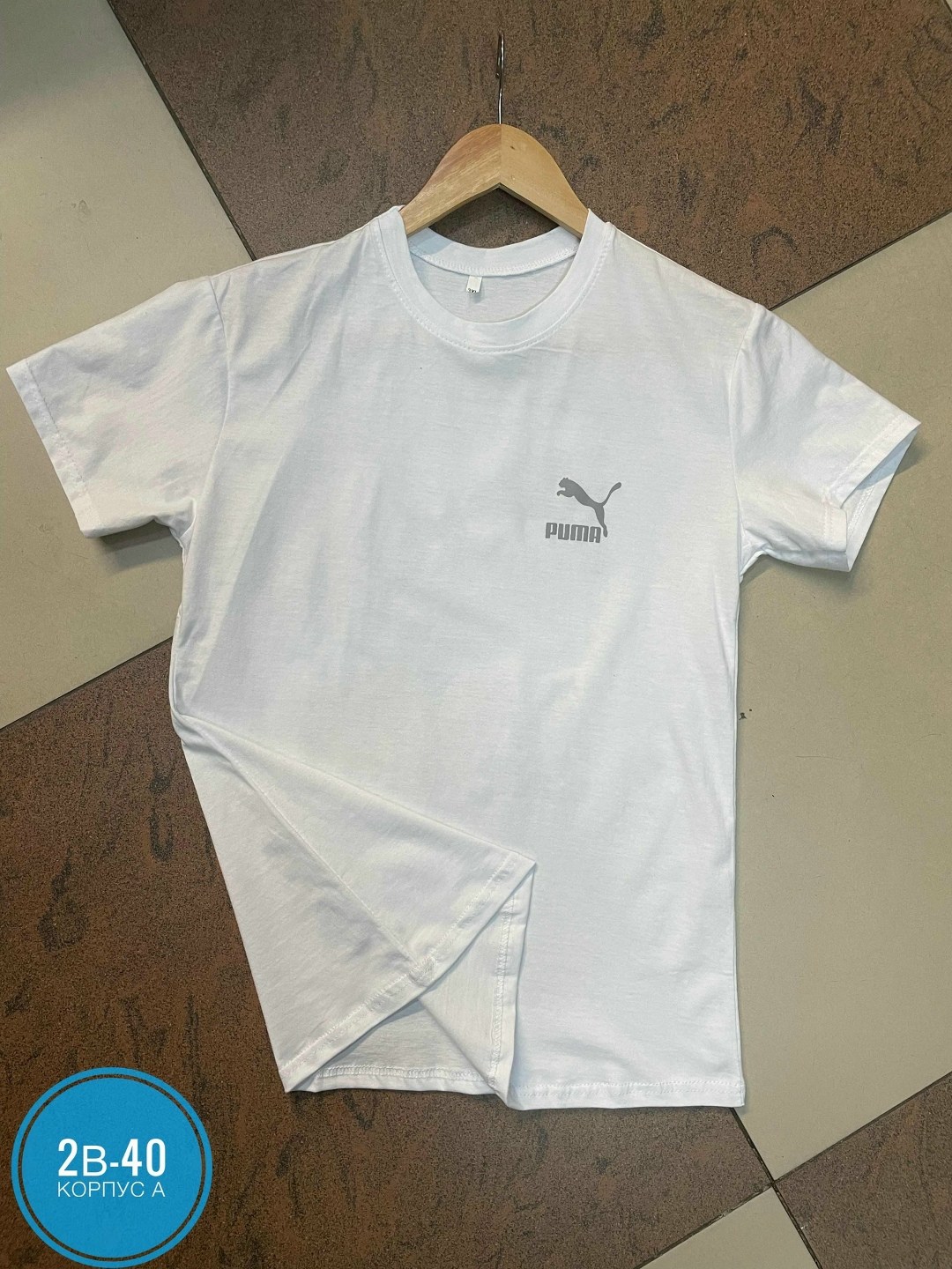 мужская футболка puma,футболка puma,футболка мужская,мужская футболка белая,футболка