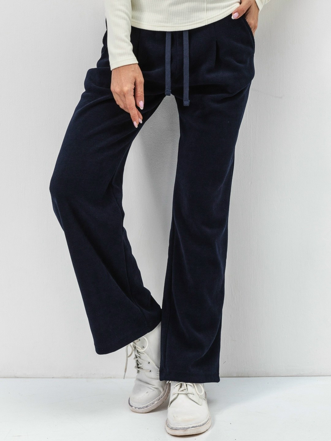 брюки широкие,брюки синие,штаны вельветовые,брюки женские,брюки штаны