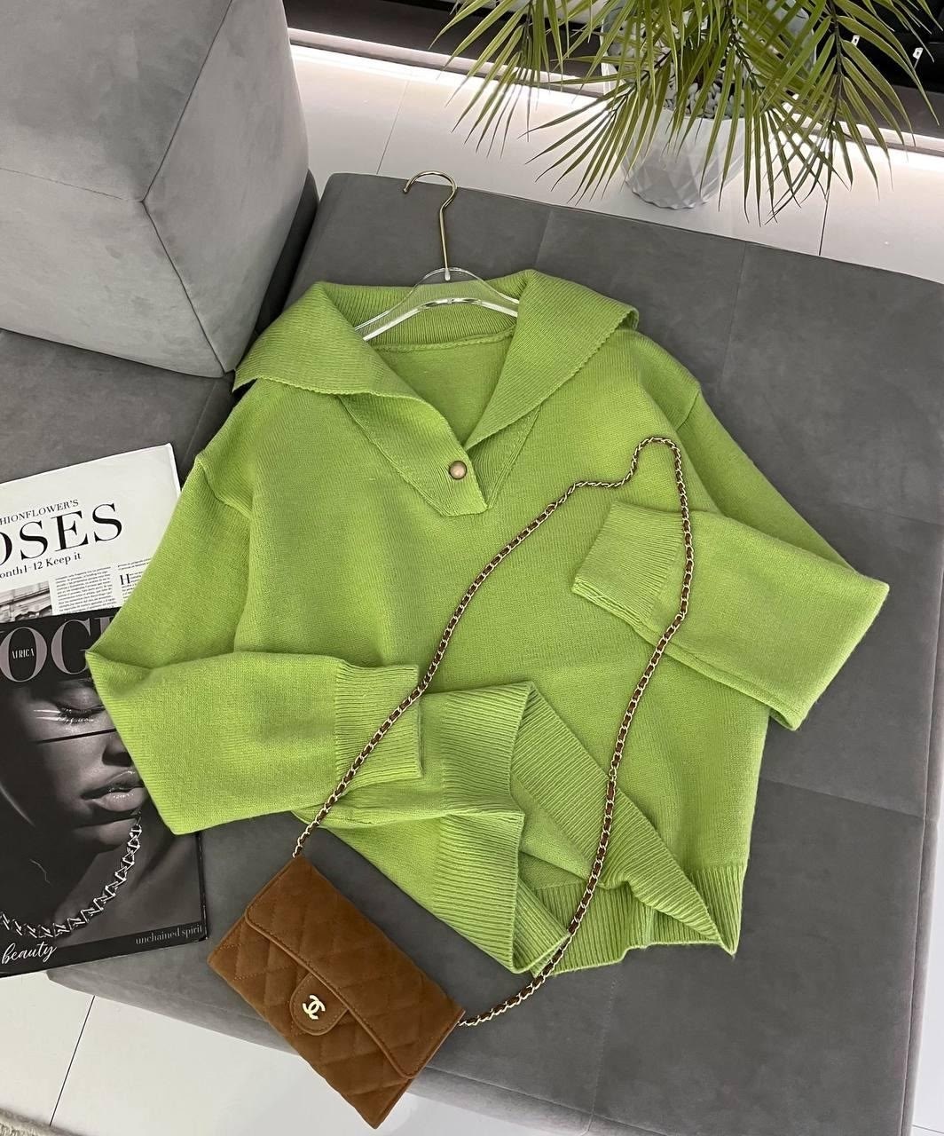 кофта женская,женские джемпера,джемпер поло женский,голубой джемпер,кофточка