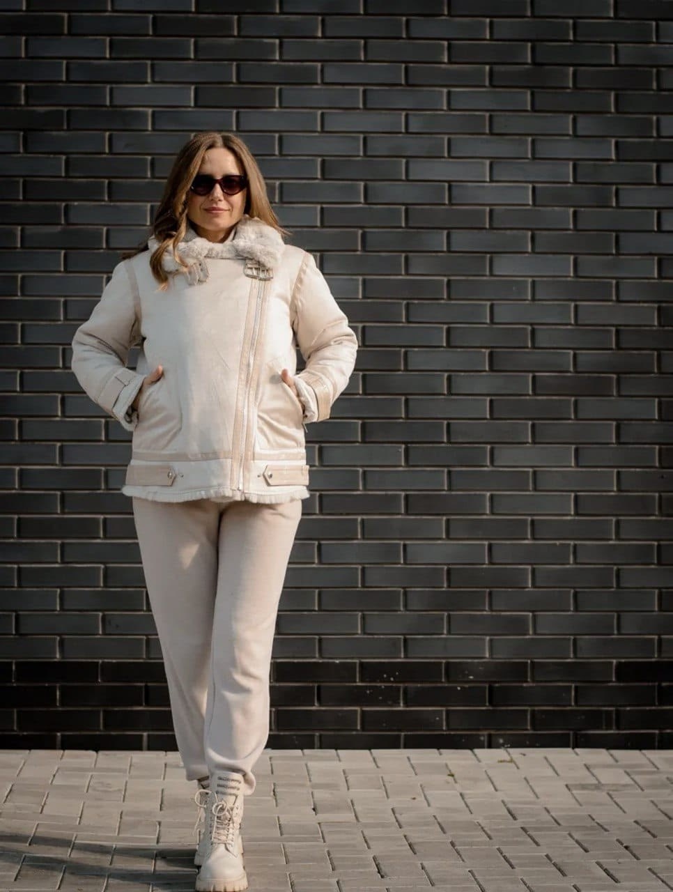 дублёнка авиатор,дубленка женская,зимняя дубленка женская,стильная дубленка,дубленка авиатор женская