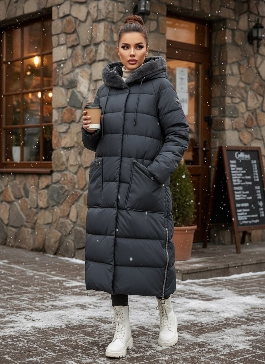 пуховик зимний,пуховик зимний женский,пуховик,пуховик длинный,удлиненный пуховик