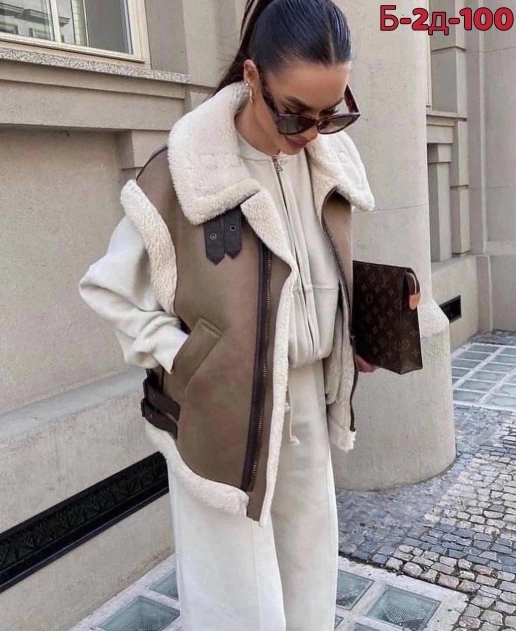 жилетка дубленка,стильная жилетка,жилетка дубленка зара,комбинированные жилетки,стильная дубленка женская