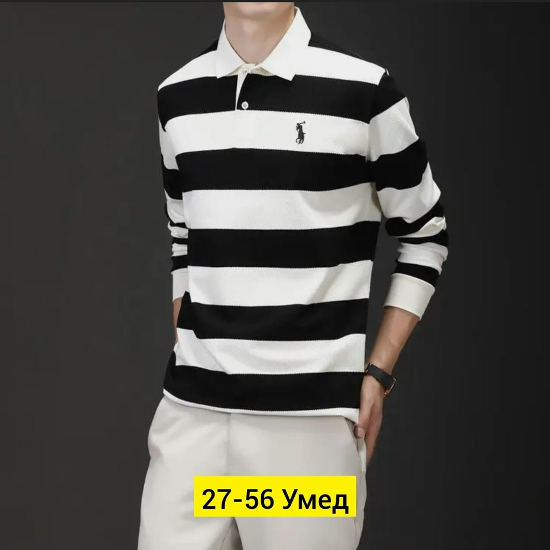 мужская рубашка поло,мужская мода,рубашка поло в полоску,рубашка поло с длинным рукавом в полоску,рубашка поло мужская с длинным рукавом