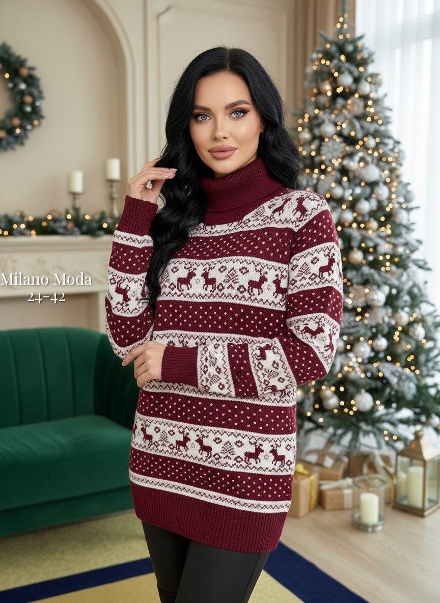 свитера женские,свитера с оленями,вязаные свитера,свитер модный,свитер