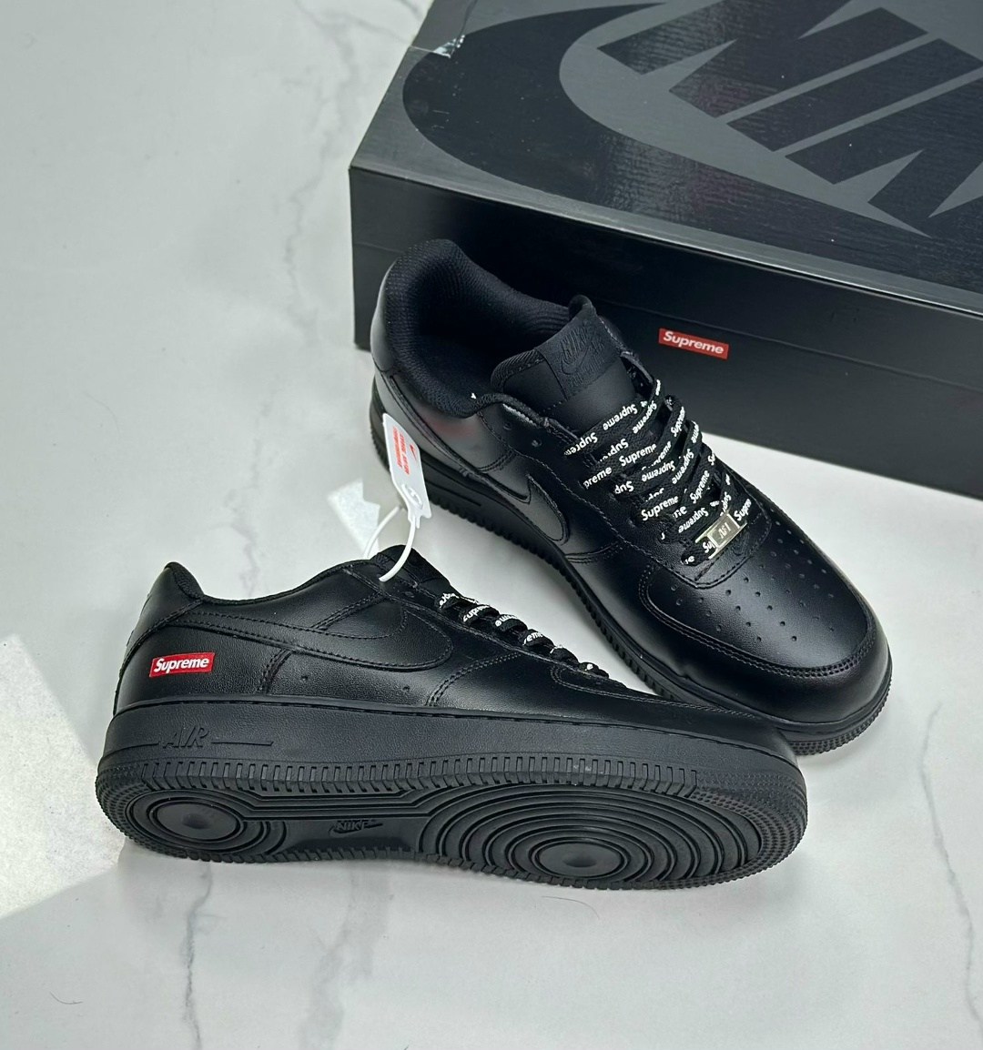 nike air force 1 low supreme black,nike air force 1 low black,nike air force 1 supreme black,кроссовки,nike air force 1 low
