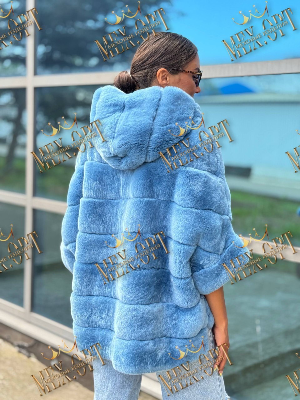 шуба из кролика,женская шуба,короткие шубы,шуба пончо,меховая кофта