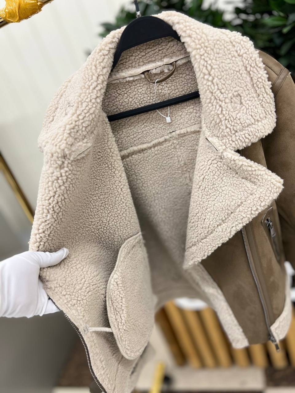 авиатор дубленка,дубленка зимняя,короткая дубленка,женская дублёнка,белая дубленка