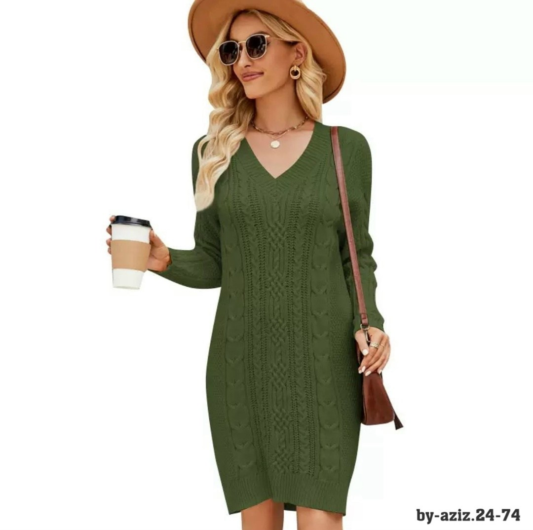вязаное платье свитер,платье свитер зеленое,вязаное платье,платье свитер женское вязаное,платье вязаное женское