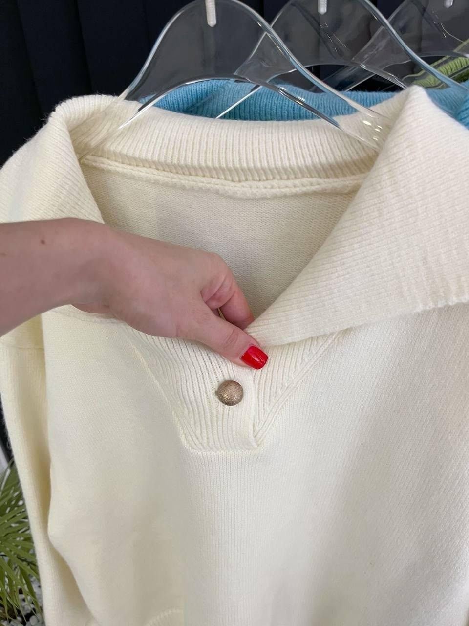 кофта женская,женские джемпера,джемпер поло женский,голубой джемпер,кофточка