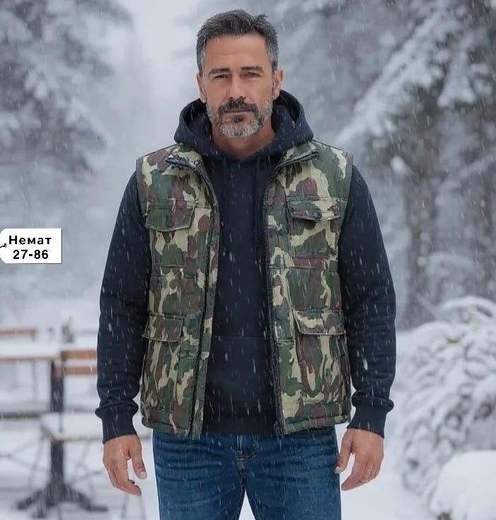 жилетка камуфляжная мужская,жилет камуфляжный,жилет утепленный камуфляжный,жилет мужской,жилет мужской военный