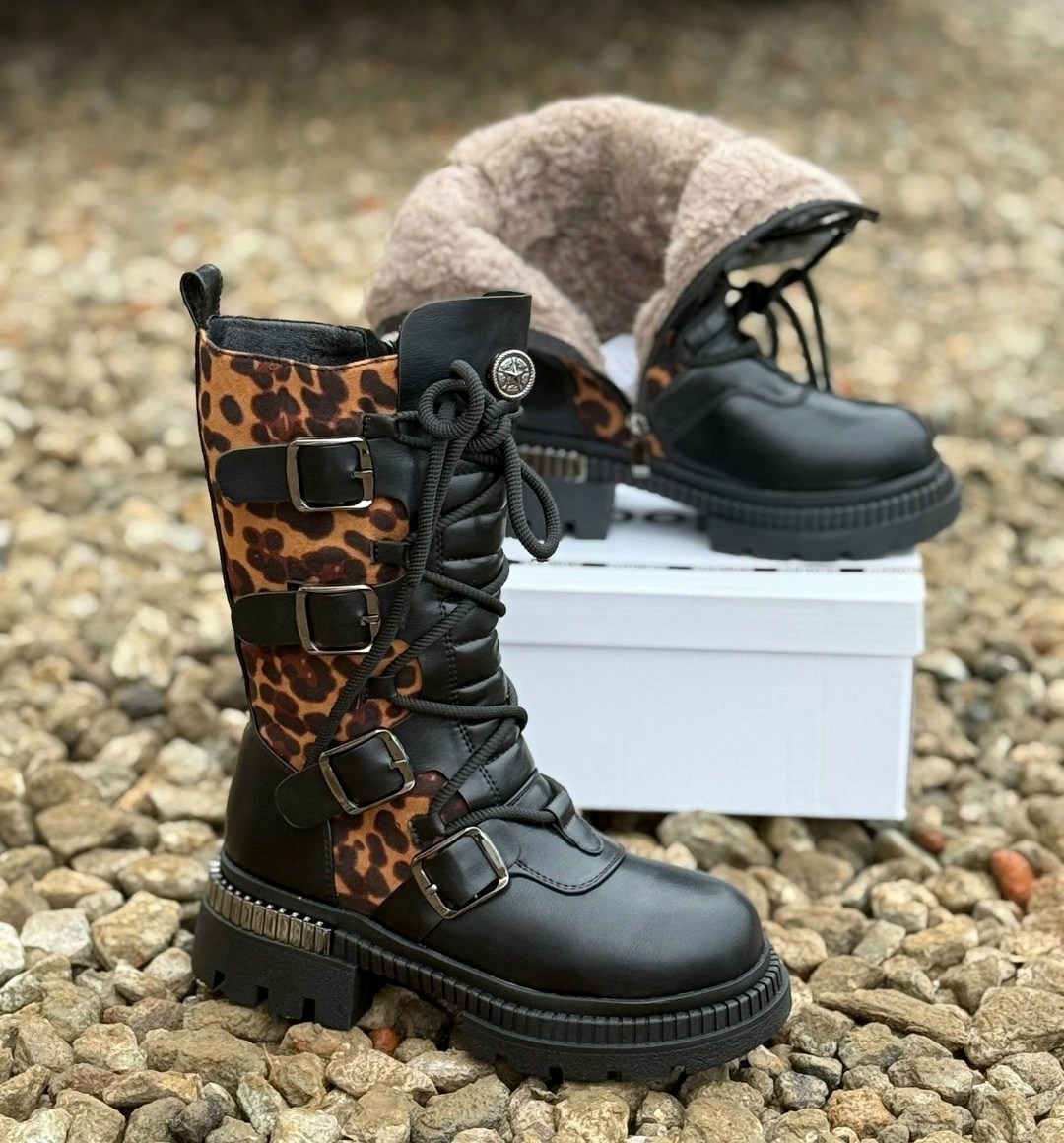 ,asos ботинки леопард,леопардовые ботинки,ботинки с цепями женские, женская