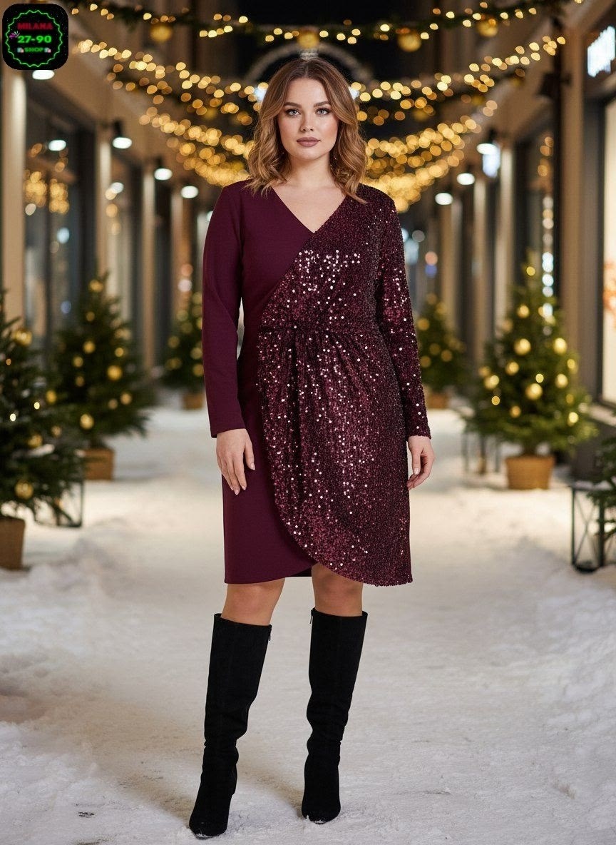 нарядное платье,праздничное платье,платье,нарядное платье для полных,платье с пайетками